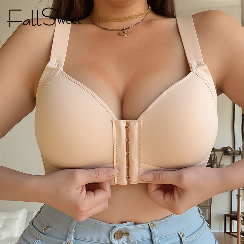 Minimizer Bra Women - FallSweet Biustonosz bez fiszbin z zapięciem