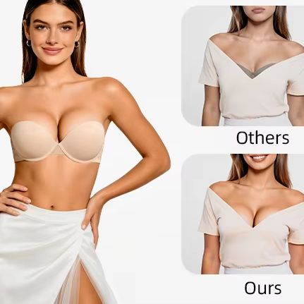 Convertible Bra Multiway - Nowy biustonosz push-up damski, koronkowy, z