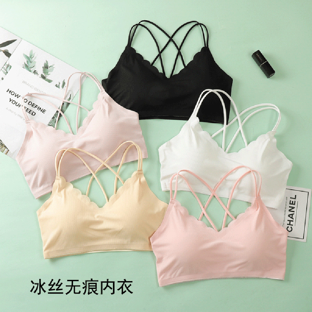 Sheer Bra Lace - 3D seksowna bielizna biustonosz bezszwowy sportowy