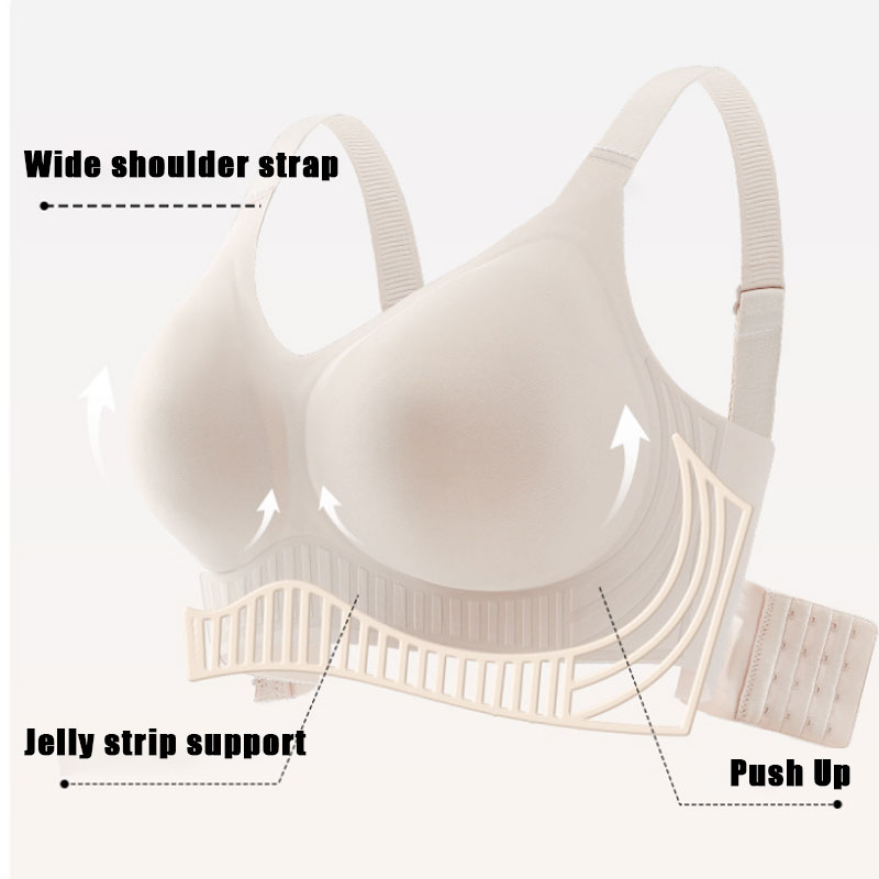 Minimizer Bra Women - Duże rozmiary, bezprzewodowe biustonosze pełnezbielające, wygodne,