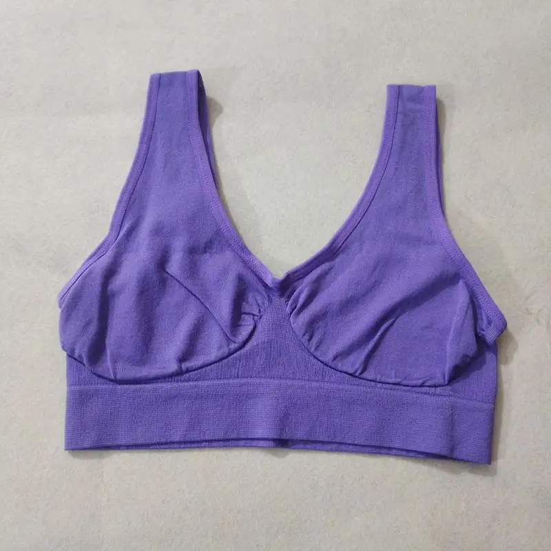 Sleep Bra Bralette - Damski sportowy biustonosz bez wkładek, biustonosz