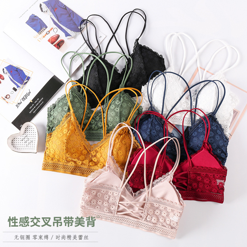 Sheer Bra Lace - 3D seksowna bielizna bezszwowy sportowy biustonosz
