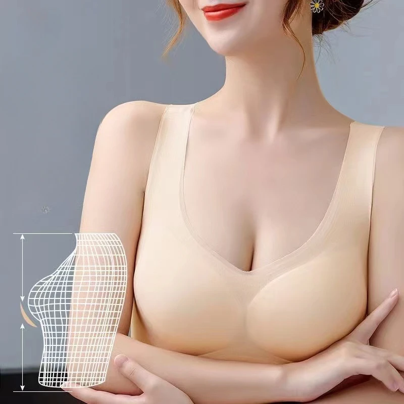 Biustonosze damskie bezszwowe, – Sleep Bra Bralette recenzja i cena