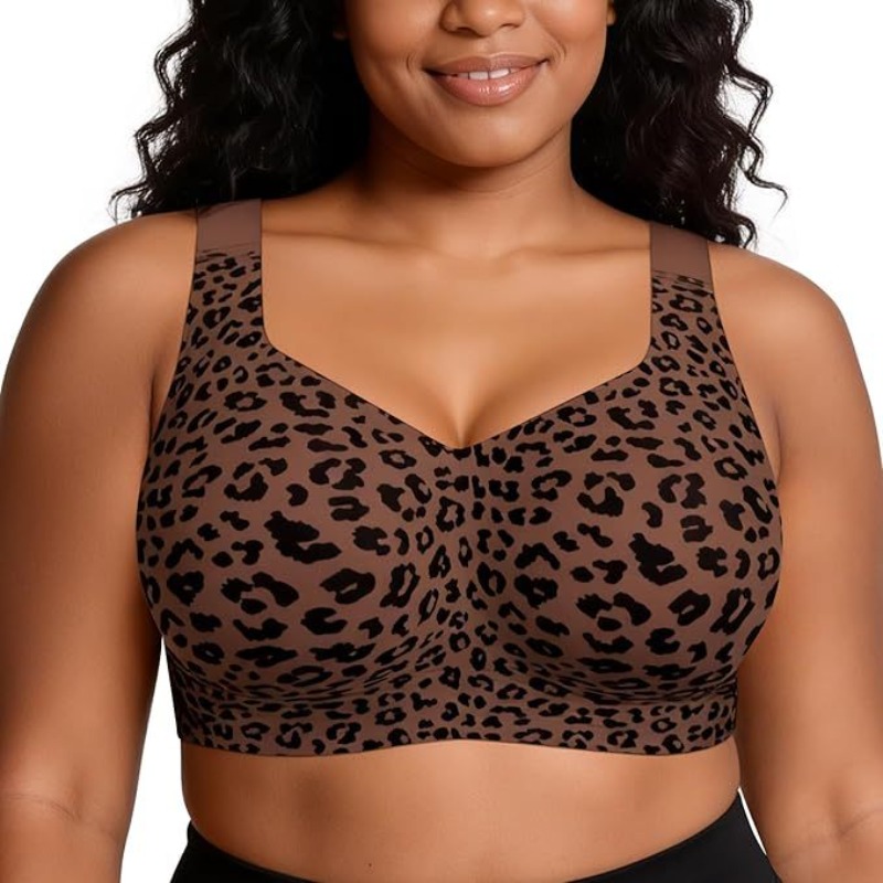 Biustonosze Leopard Jelly Bez  – Plunge Bra Push Up recenzja i cena