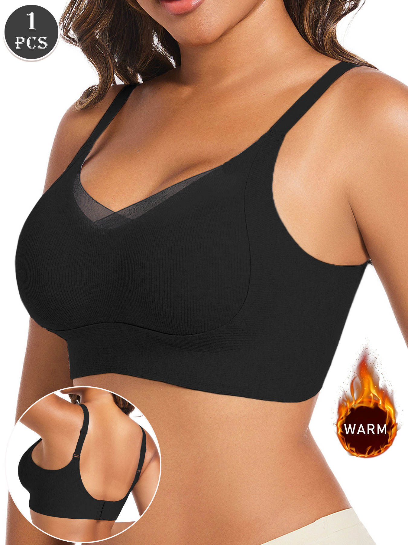 1 szt. Damski, czarny biustono – Underwire Bra Padded recenzja i cena