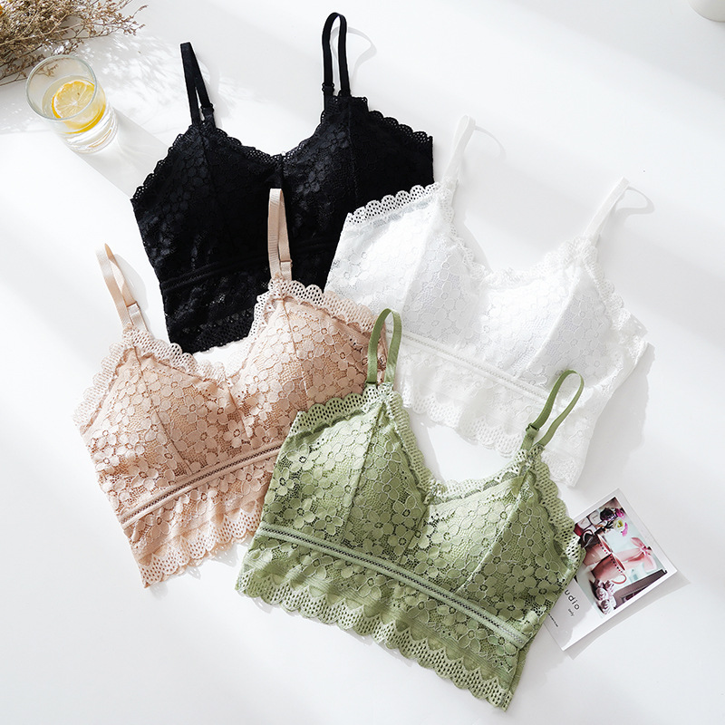 Jednoczęściowa Bezszwowa Koszu – Lace Bralette Set recenzja i cena