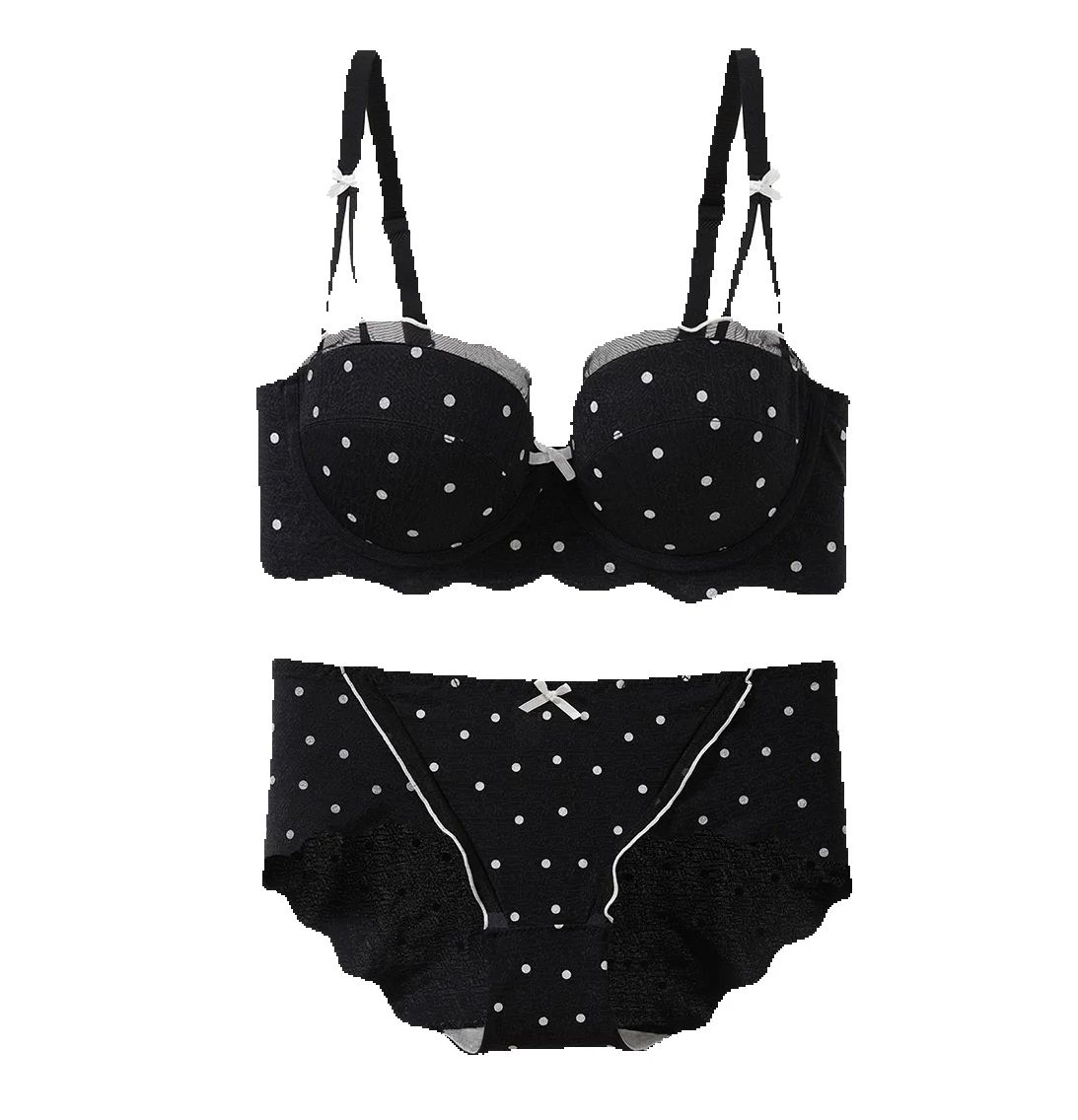 Koronkowy biustonosz w kropki, – Cotton Bra Everyday recenzja i cena
